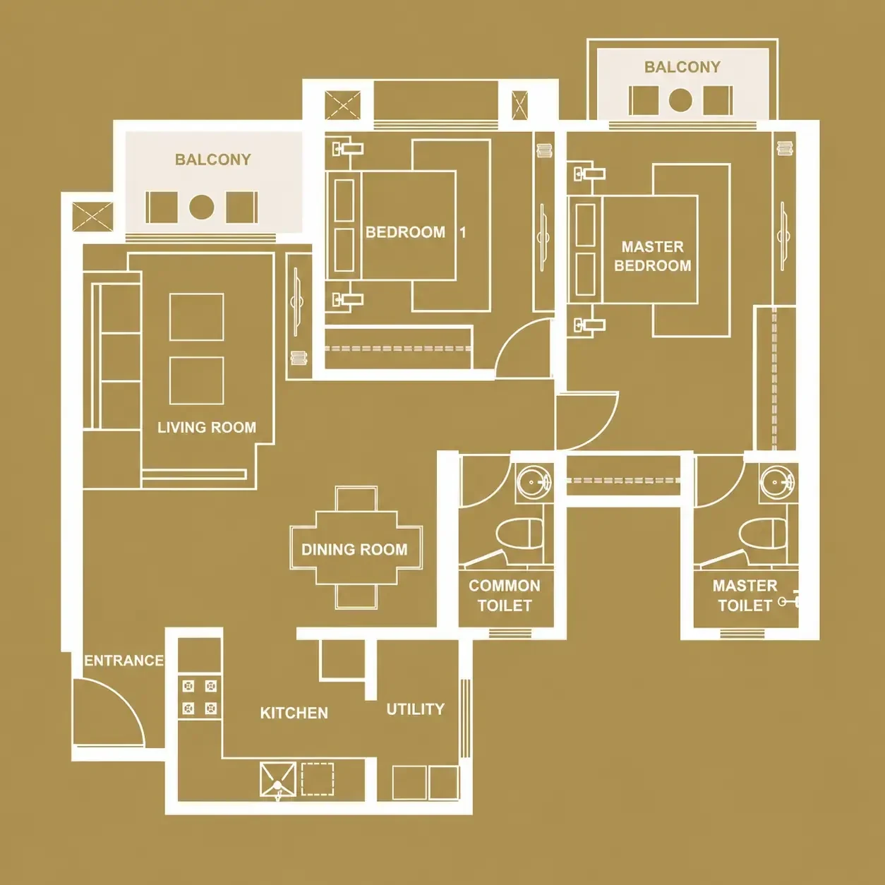 Keni City floor plan